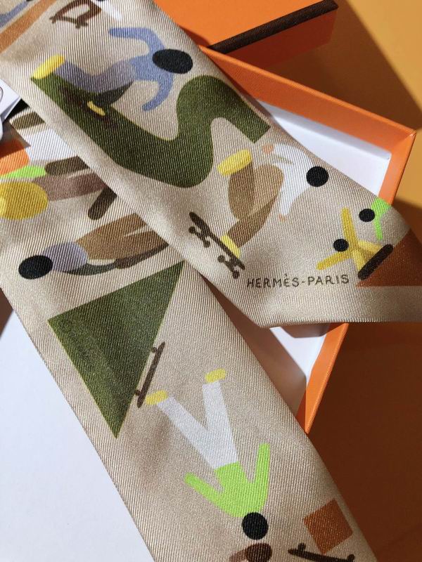 Hermes silk ribbon 5X86cm E17 (25)