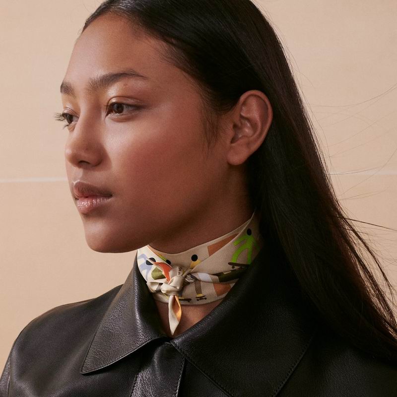 Hermes silk ribbon 5X86cm E17 (28)