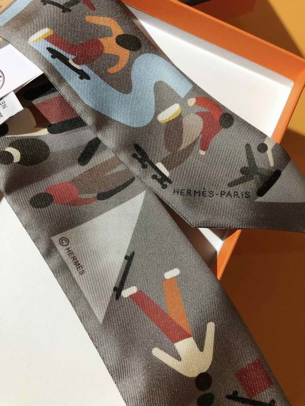 Hermes silk ribbon 5X86cm E17 (7)