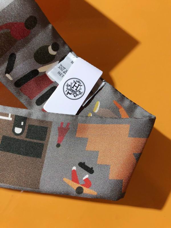 Hermes silk ribbon 5X86cm E17 (8)