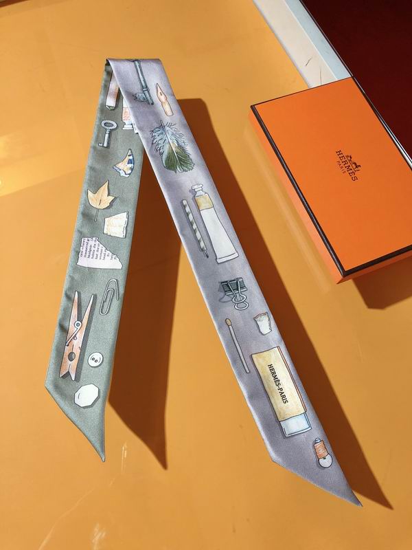 Hermes silk ribbon 5X86cm E18 (11)