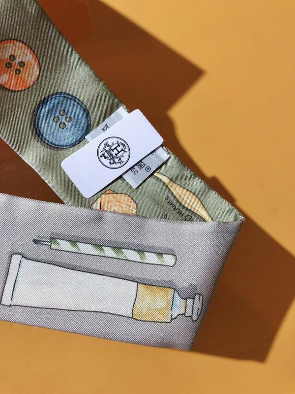 Hermes silk ribbon 5X86cm E18 (14)