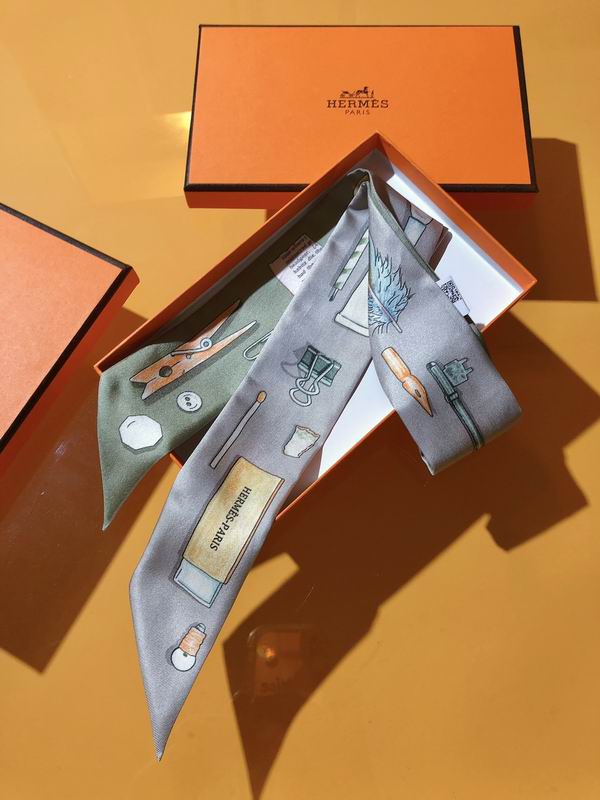 Hermes silk ribbon 5X86cm E18 (15)