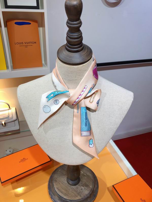 Hermes silk ribbon 5X86cm E18 (19)