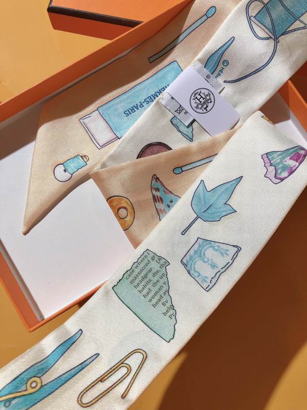 Hermes silk ribbon 5X86cm E18 (21)
