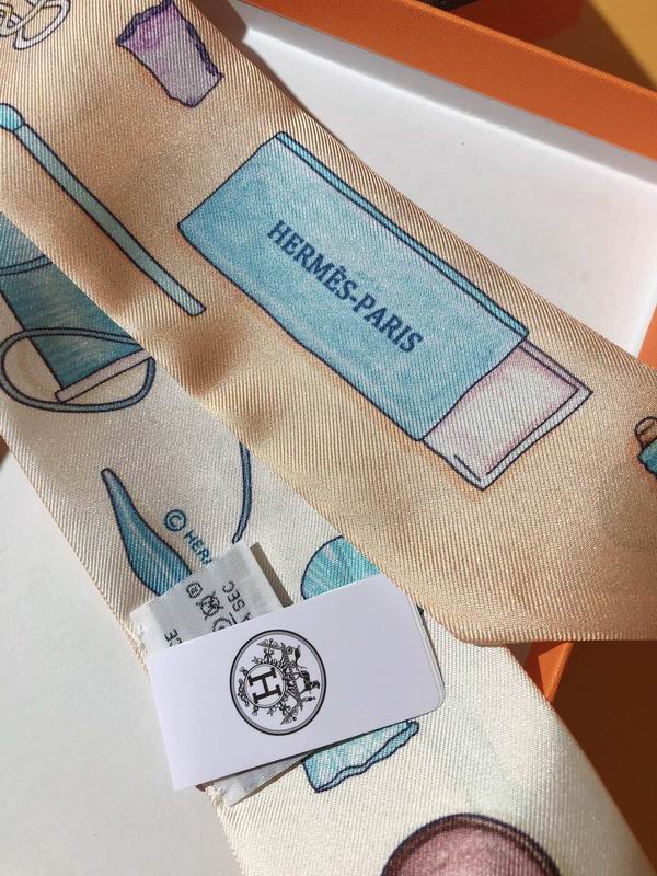 Hermes silk ribbon 5X86cm E18 (22)