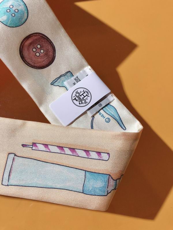 Hermes silk ribbon 5X86cm E18 (23)