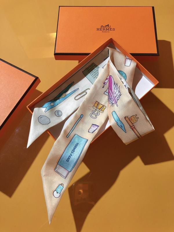 Hermes silk ribbon 5X86cm E18 (24)