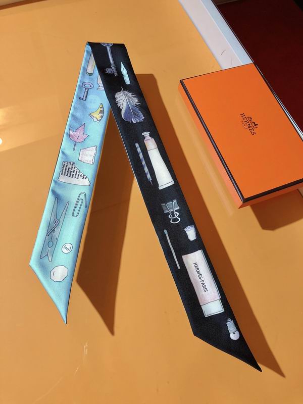 Hermes silk ribbon 5X86cm E18 (27)