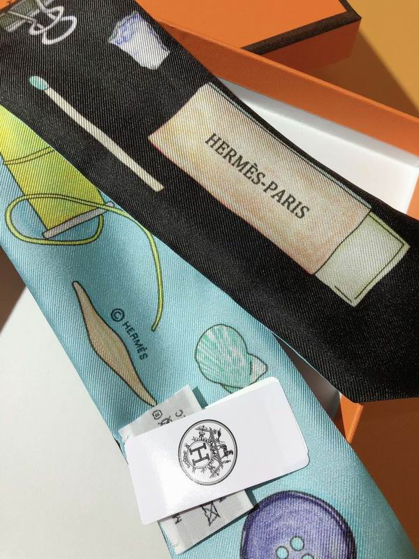 Hermes silk ribbon 5X86cm E18 (29)