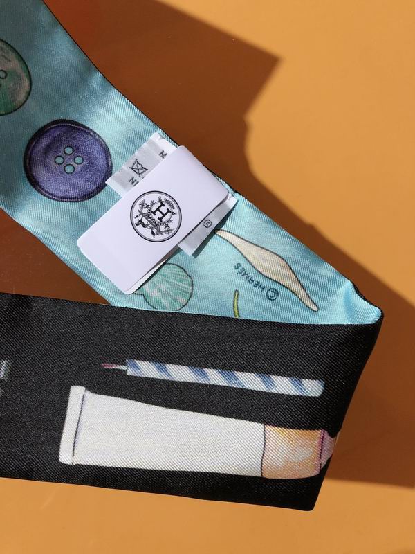 Hermes silk ribbon 5X86cm E18 (30)