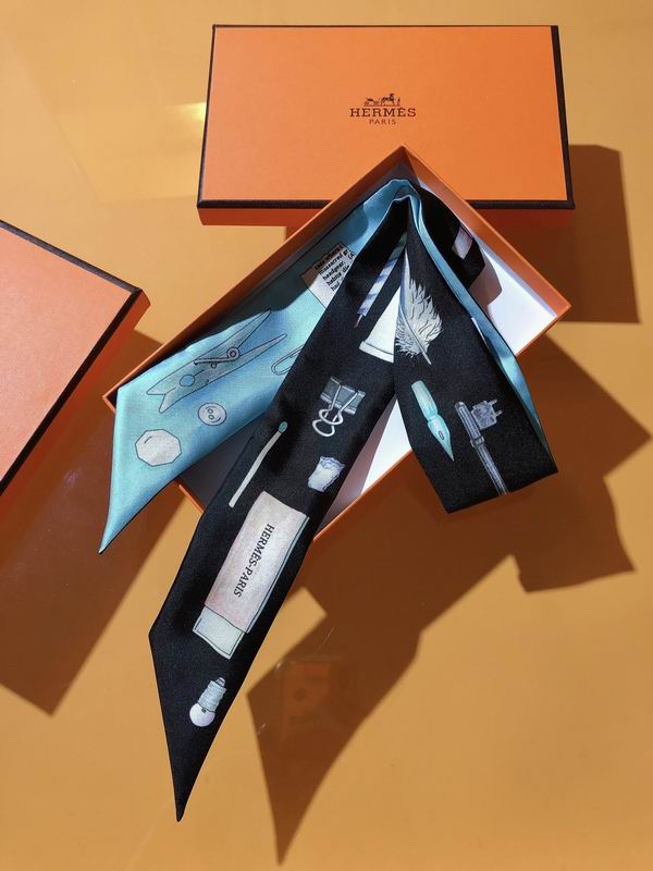 Hermes silk ribbon 5X86cm E18 (31)