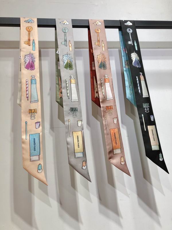 Hermes silk ribbon 5X86cm E18 (9)