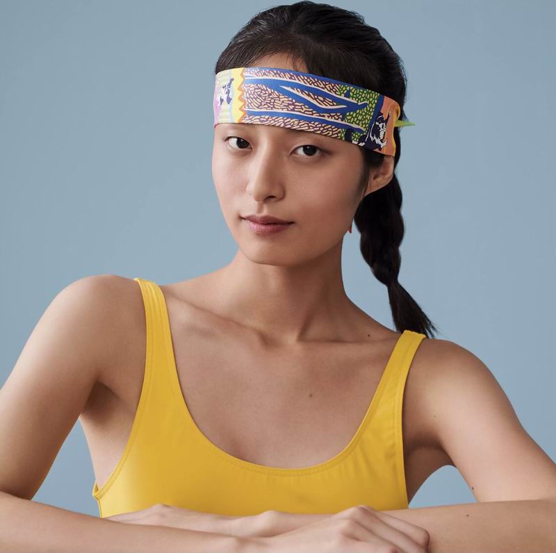 Hermes silk ribbon 5X86cm E19 (25)