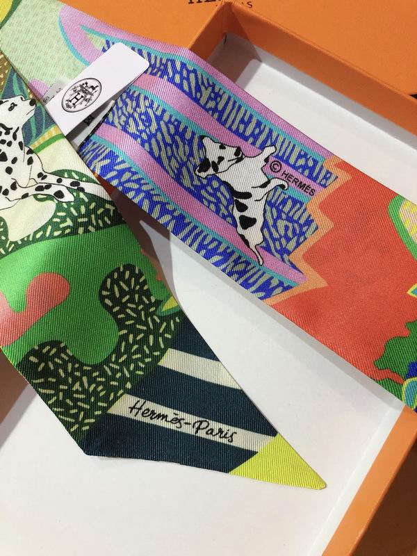 Hermes silk ribbon 5X86cm E19 (3)