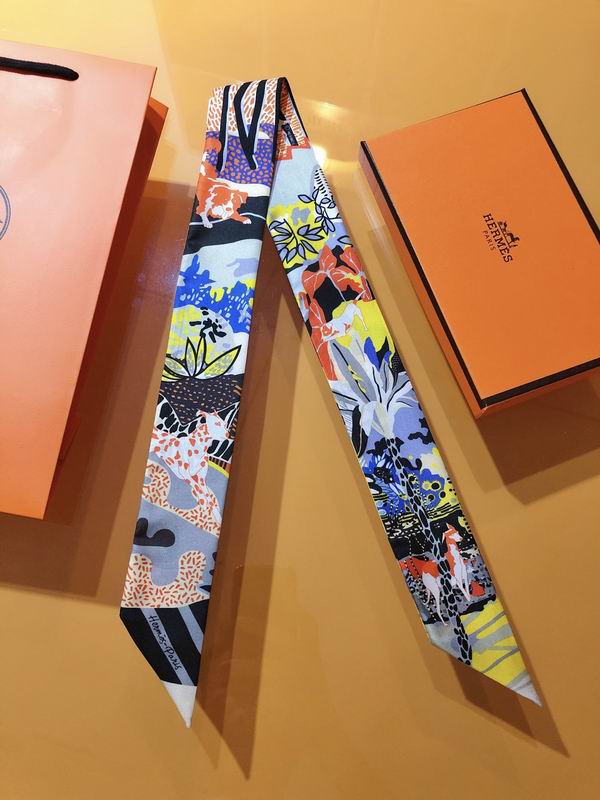 Hermes silk ribbon 5X86cm E19 (33)