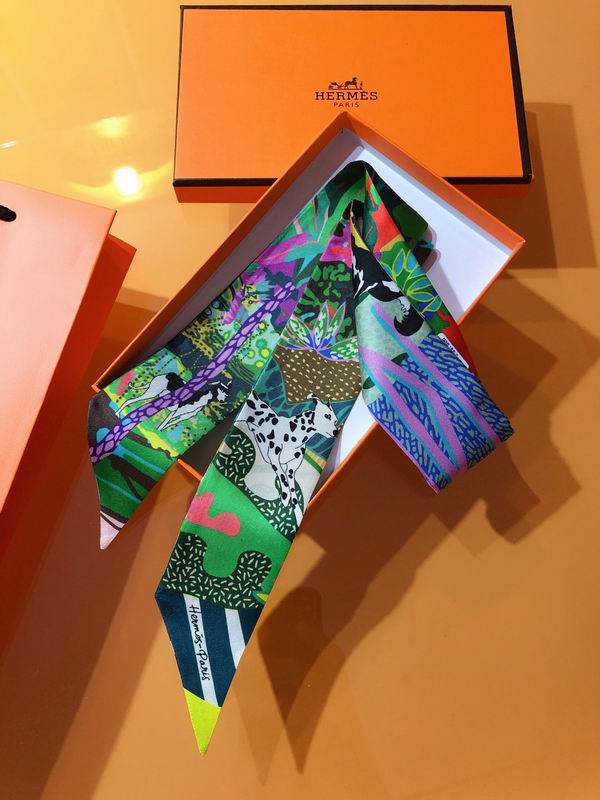 Hermes silk ribbon 5X86cm E19 (5)