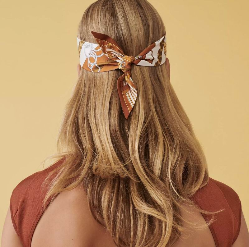 Hermes silk ribbon 5X86cm E20 (16)