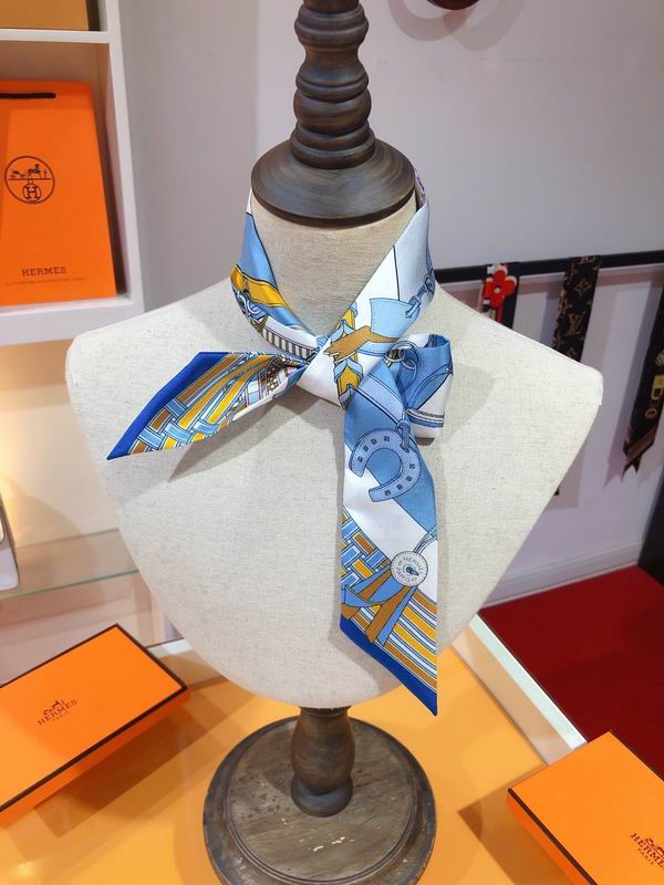 Hermes silk ribbon 5X86cm E20 (2)