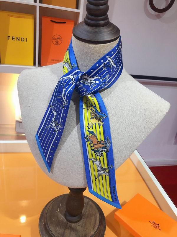Hermes silk ribbon 5X86cm E21 (11)