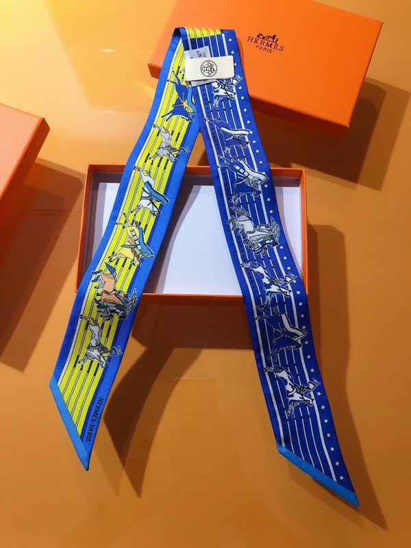 Hermes silk ribbon 5X86cm E21 (13)