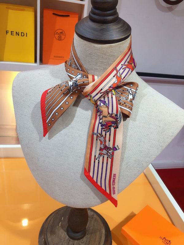 Hermes silk ribbon 5X86cm E21 (20)