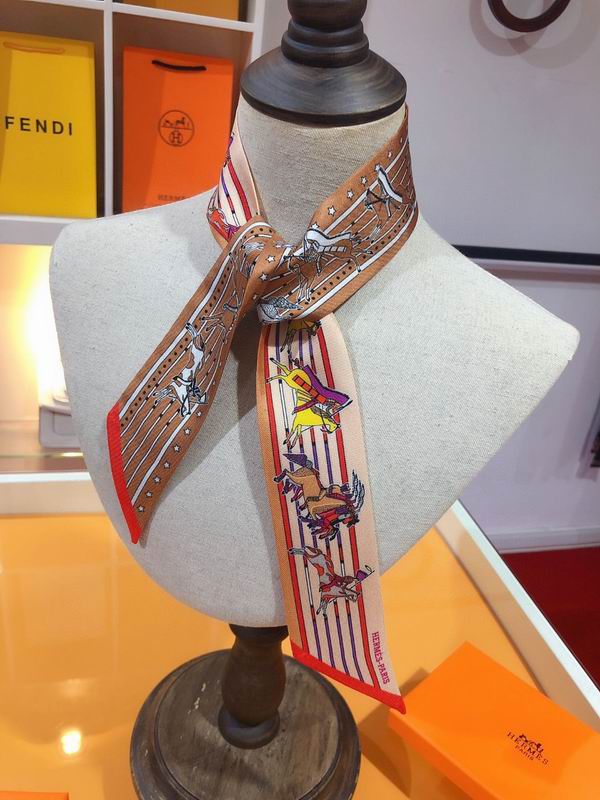 Hermes silk ribbon 5X86cm E21 (21)