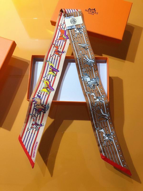 Hermes silk ribbon 5X86cm E21 (24)