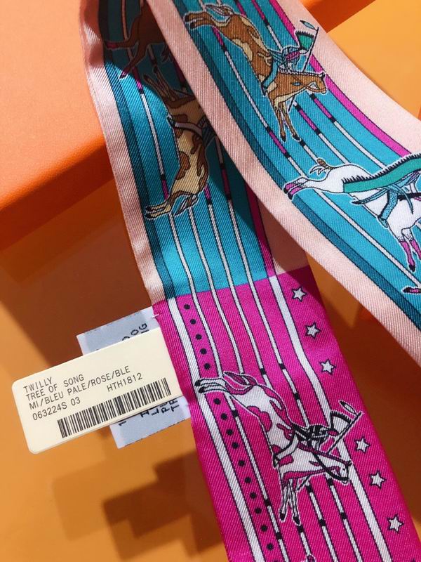 Hermes silk ribbon 5X86cm E21 (3)