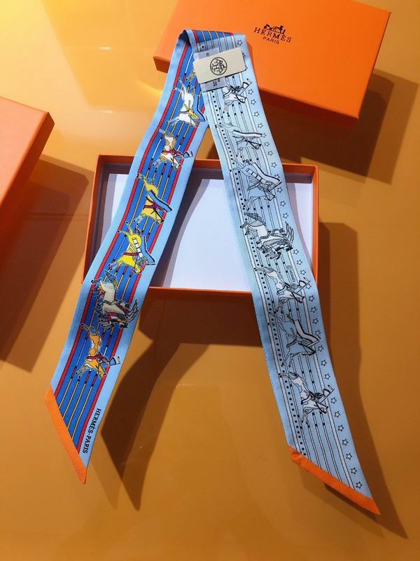 Hermes silk ribbon 5X86cm E21 (33)