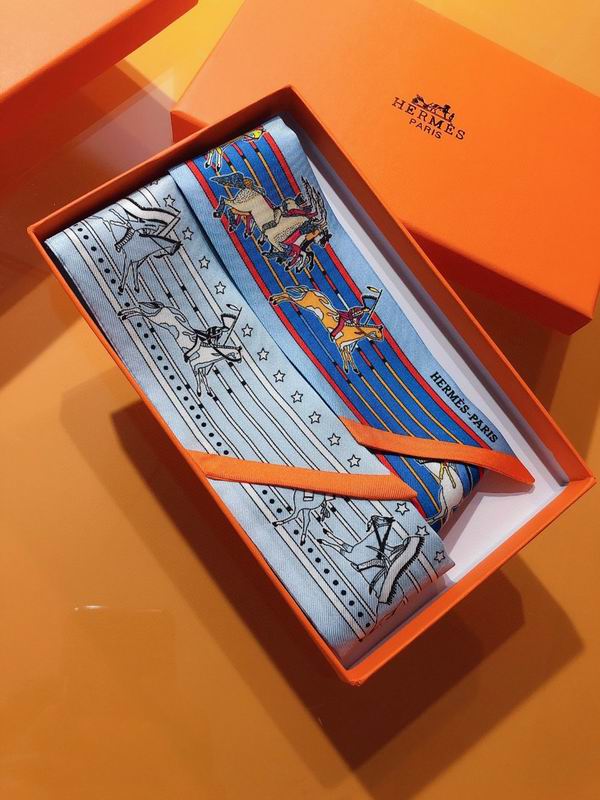 Hermes silk ribbon 5X86cm E21 (35)