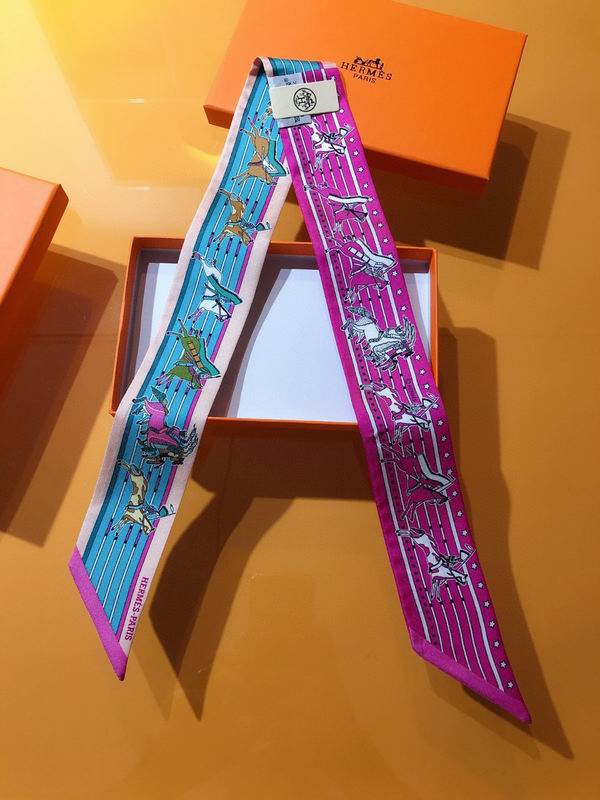 Hermes silk ribbon 5X86cm E21 (4)