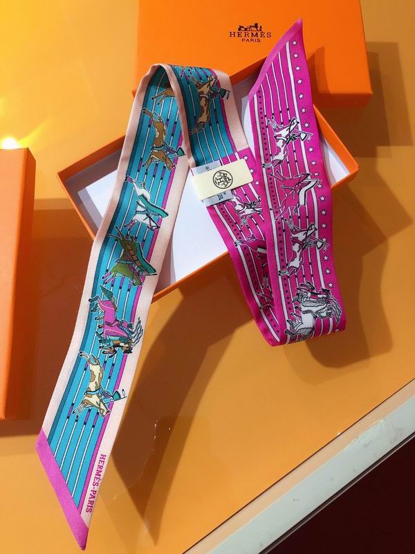 Hermes silk ribbon 5X86cm E21 (5)
