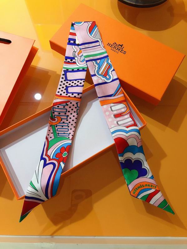Hermes silk ribbon 5X86cm E22 (15)