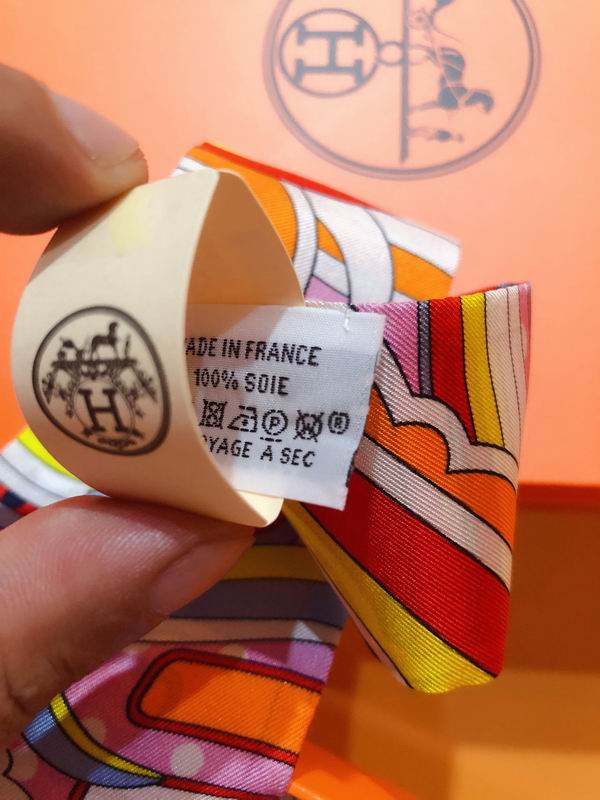 Hermes silk ribbon 5X86cm E22 (21)