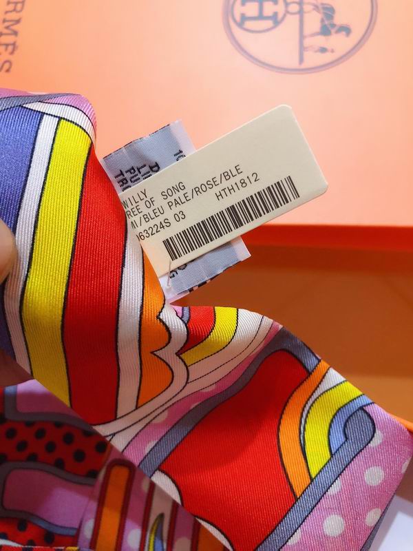 Hermes silk ribbon 5X86cm E22 (22)