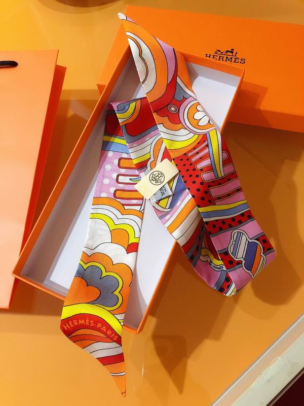 Hermes silk ribbon 5X86cm E22 (23)