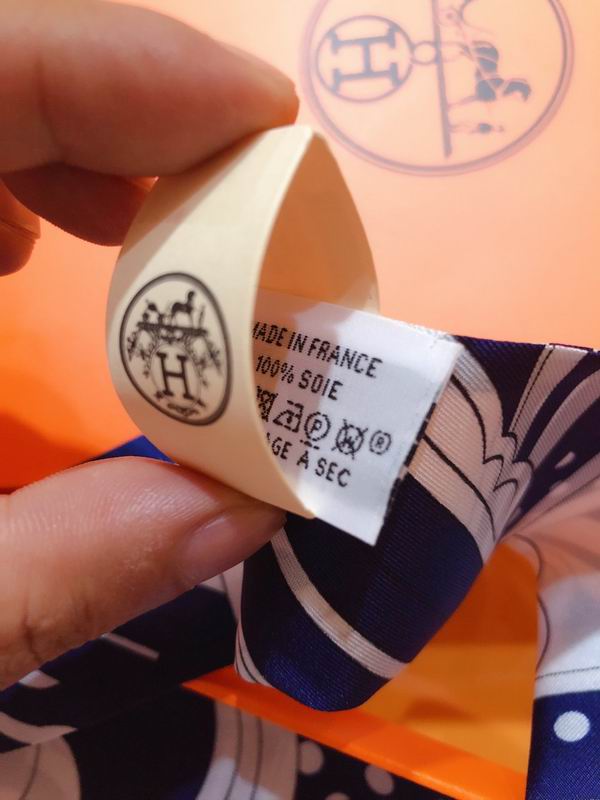 Hermes silk ribbon 5X86cm E22 (3)