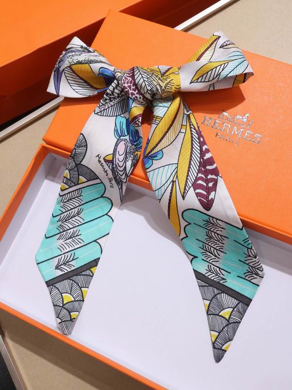 Hermes silk ribbon 5X86cm E23 (23)