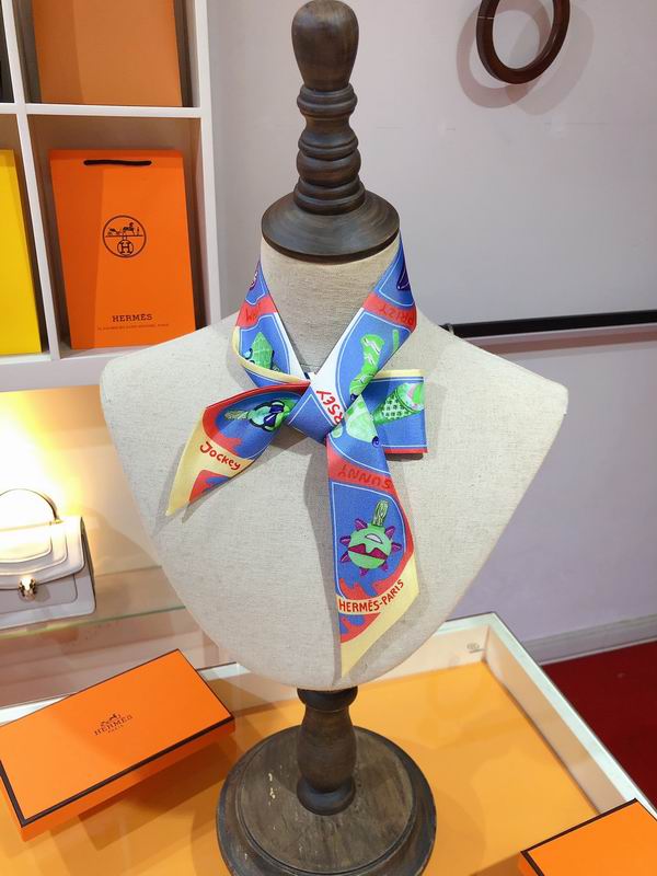 Hermes silk ribbon 5X86cm E24 (1)