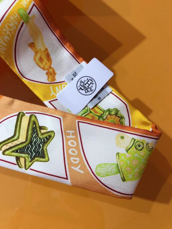 Hermes silk ribbon 5X86cm E24 (31)