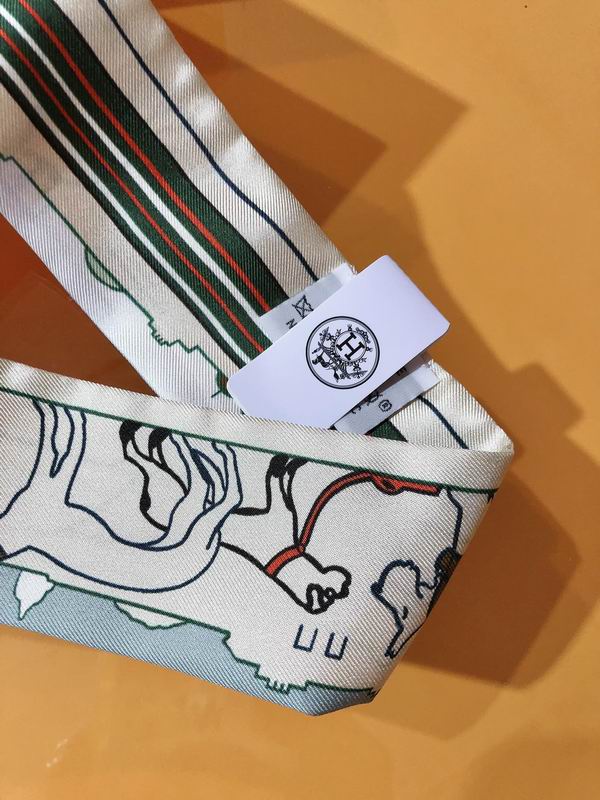 Hermes silk ribbon 5X86cm E25 (13)