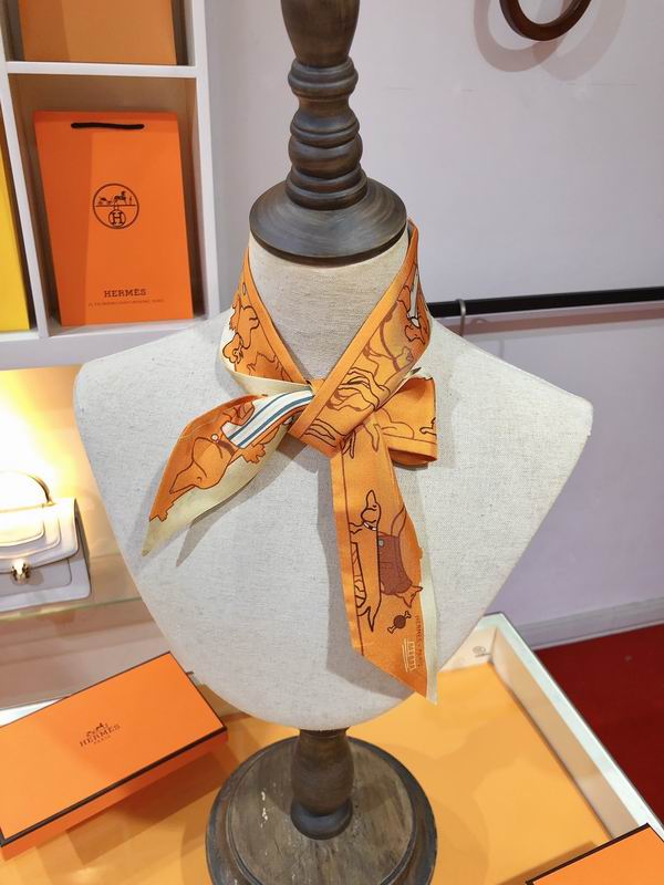 Hermes silk ribbon 5X86cm E25 (19)