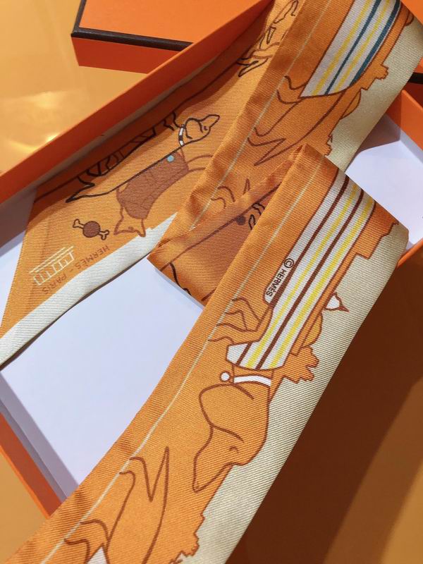 Hermes silk ribbon 5X86cm E25 (20)