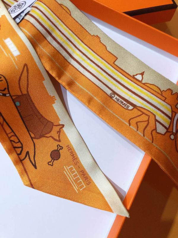 Hermes silk ribbon 5X86cm E25 (21)
