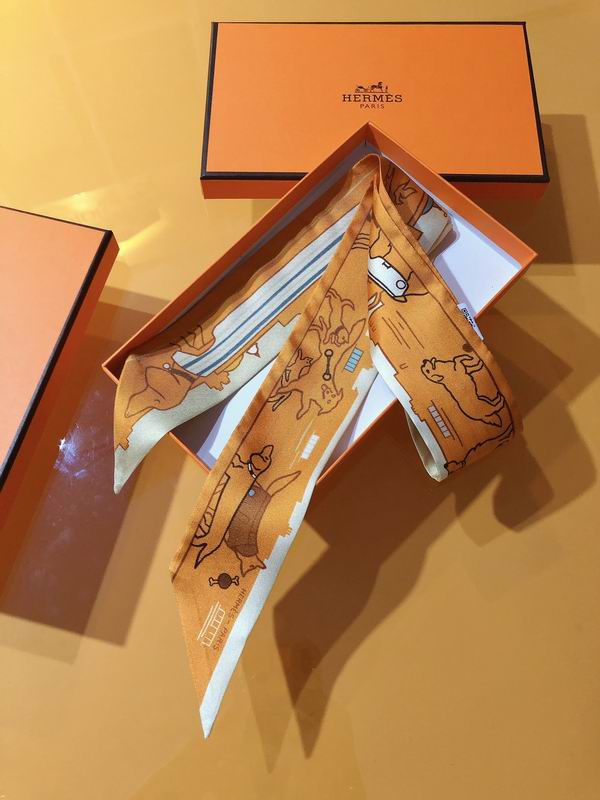 Hermes silk ribbon 5X86cm E25 (23)