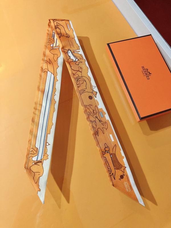Hermes silk ribbon 5X86cm E25 (24)