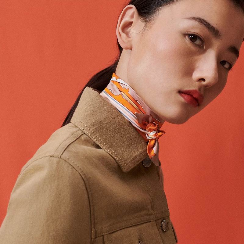 Hermes silk ribbon 5X86cm E25 (25)