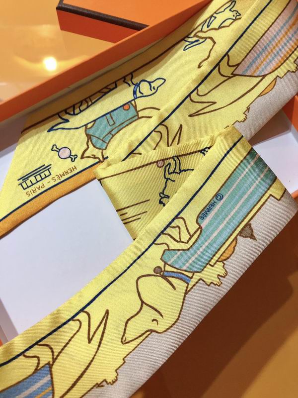 Hermes silk ribbon 5X86cm E25 (29)