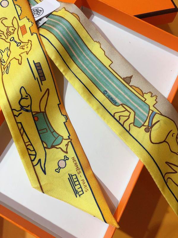 Hermes silk ribbon 5X86cm E25 (30)